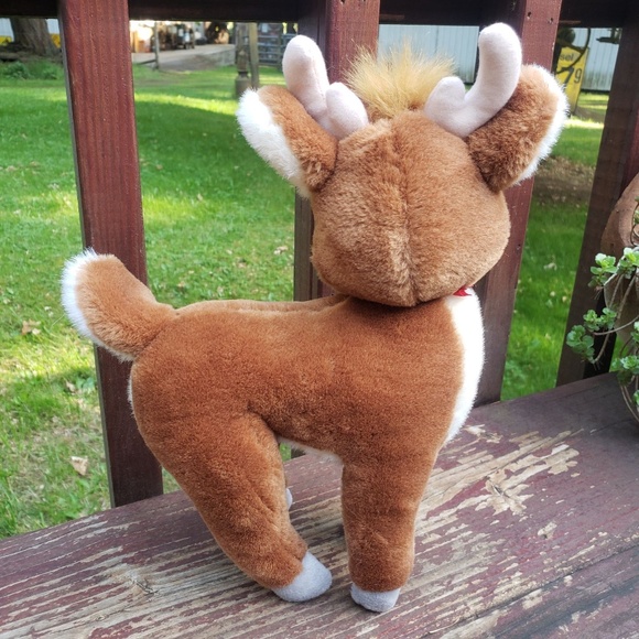 Vintage APPLAUSE Rudolph The Red Nosed Reindeer - 13" TALL - Picture 6 of 12